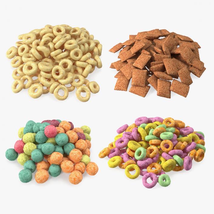 Breakfast Cereal Meal Collection 3D