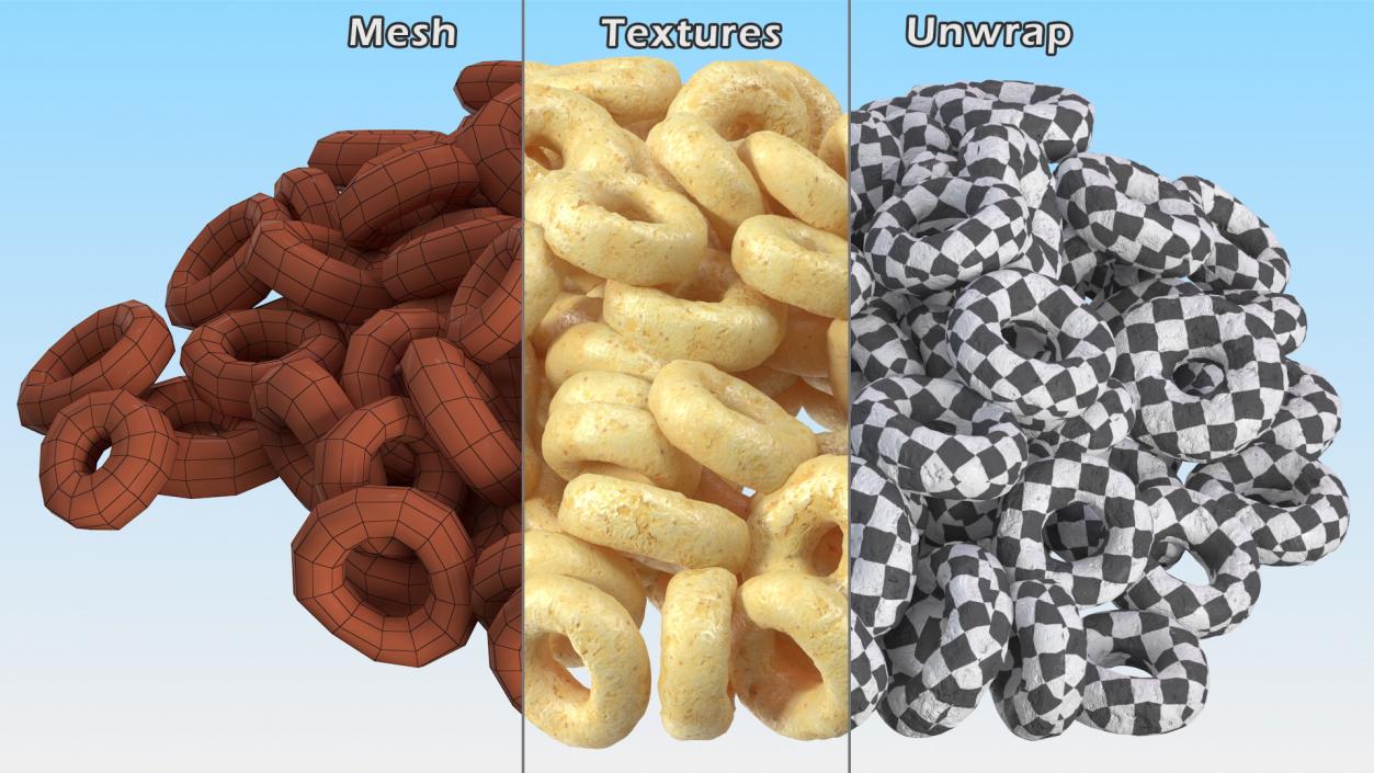 Breakfast Cereal Meal Collection 3D