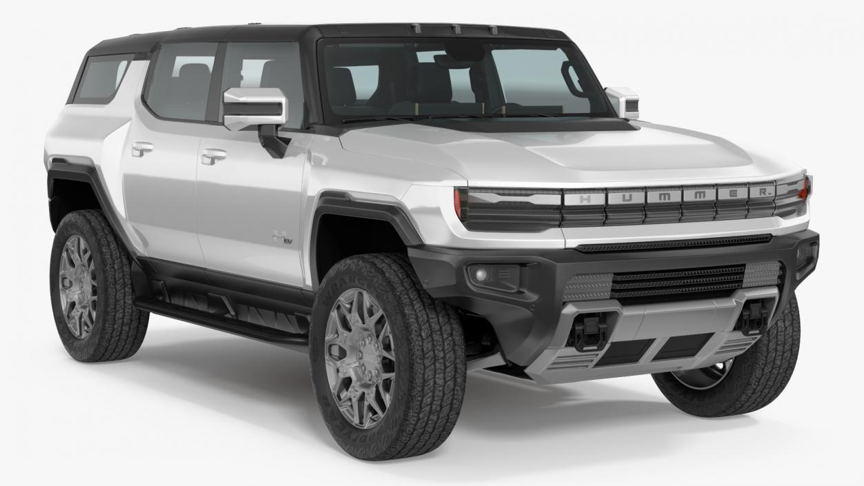 3D GMC Hummer EV SUV 2024 White model