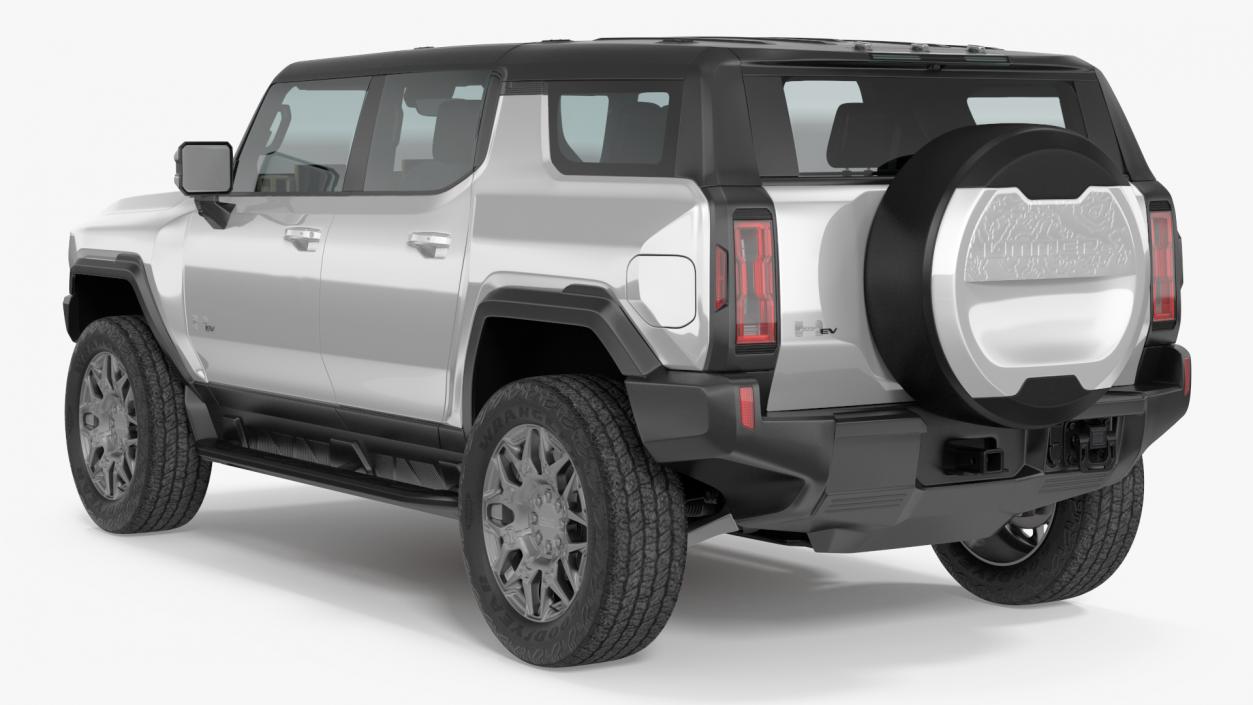 3D GMC Hummer EV SUV 2024 White model