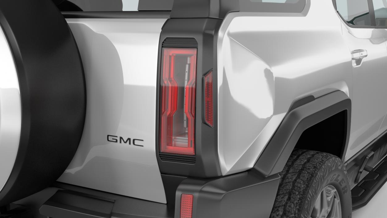 3D GMC Hummer EV SUV 2024 White model