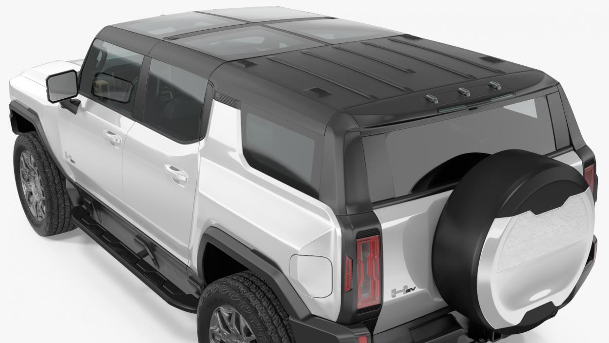 3D GMC Hummer EV SUV 2024 White model