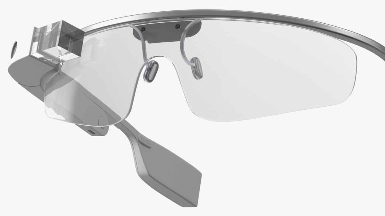 Google Glass Enterprise Edition 2 White 3D model