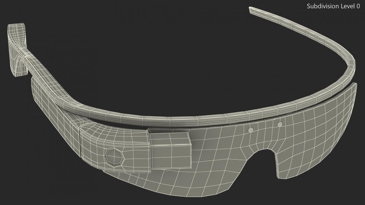 Google Glass Enterprise Edition 2 White 3D model