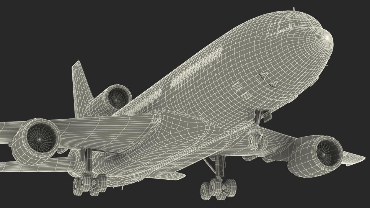 3D Lockheed L-1011 TriStar model