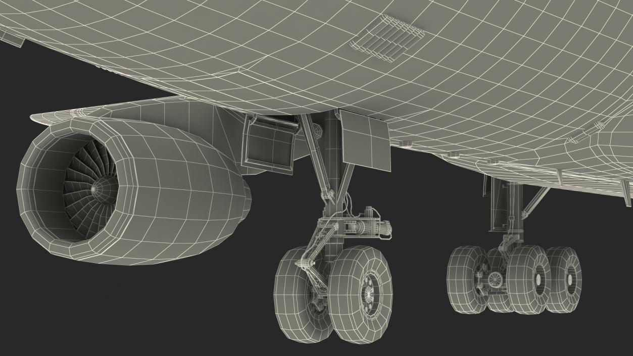 3D Lockheed L-1011 TriStar model