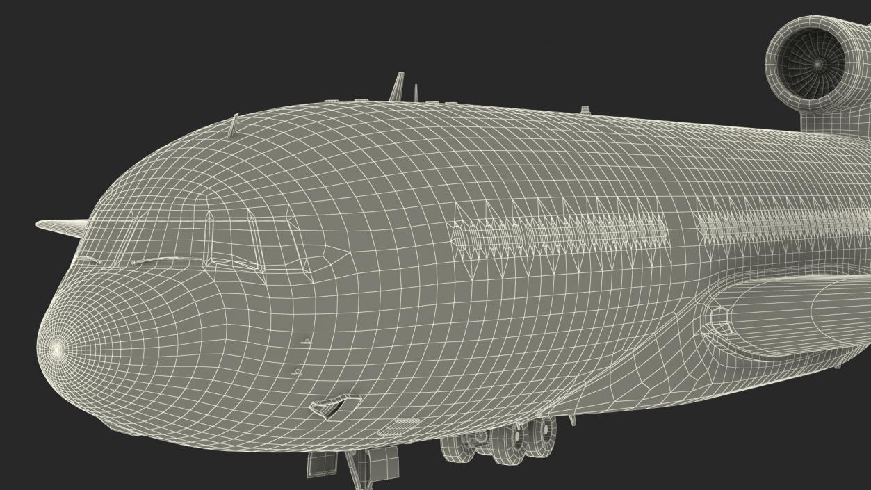 3D Lockheed L-1011 TriStar model