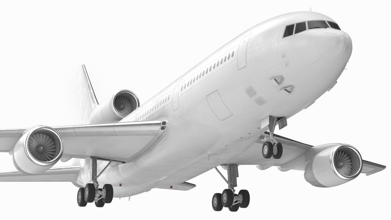 3D Lockheed L-1011 TriStar model