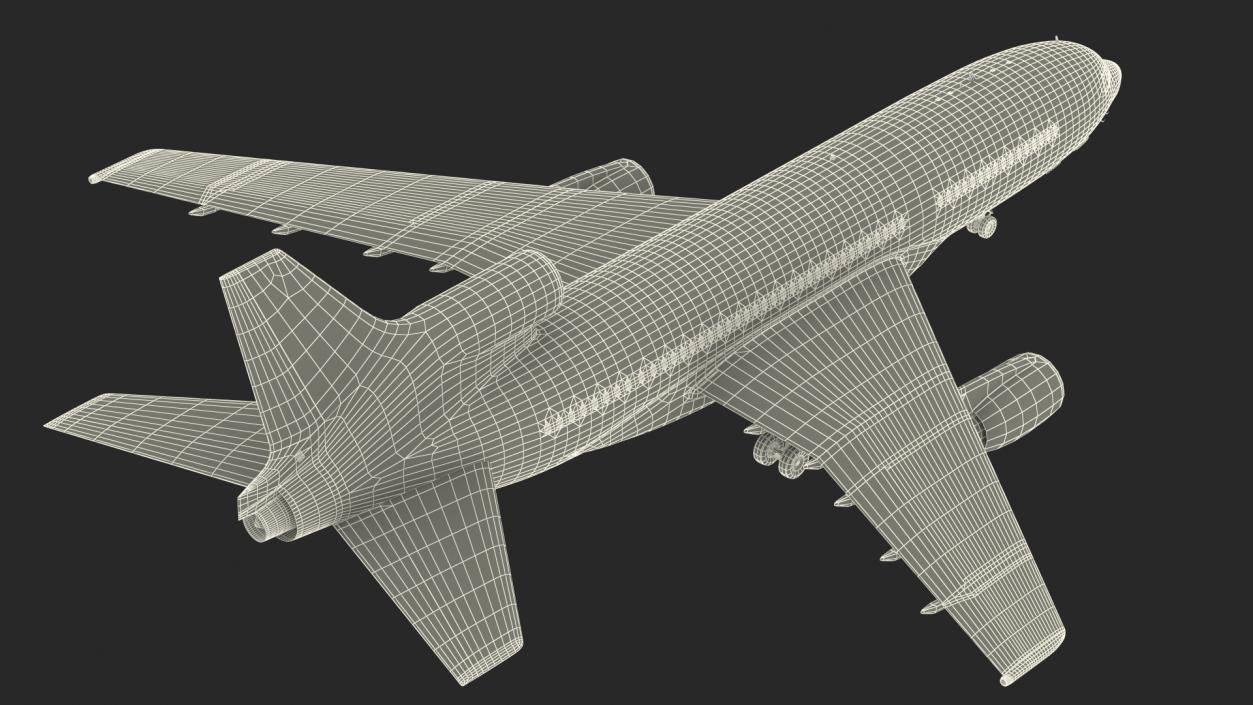 3D Lockheed L-1011 TriStar model