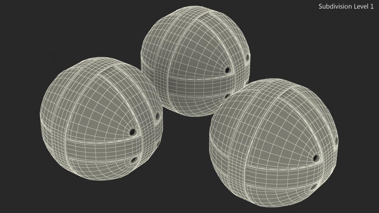 Velcro Target Balls 3D model