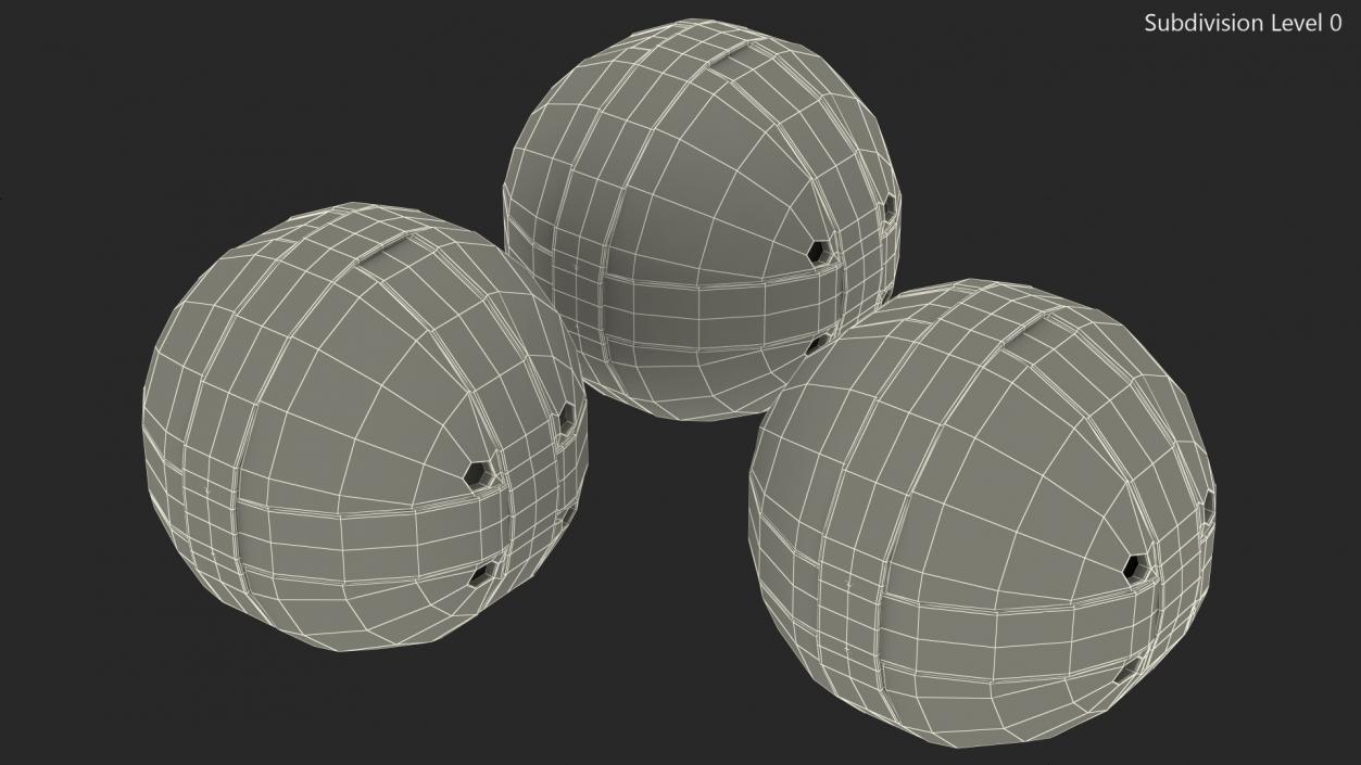 Velcro Target Balls 3D model