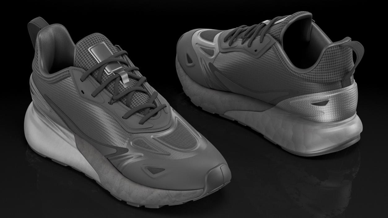 3D Man Shoes Collection 11 model