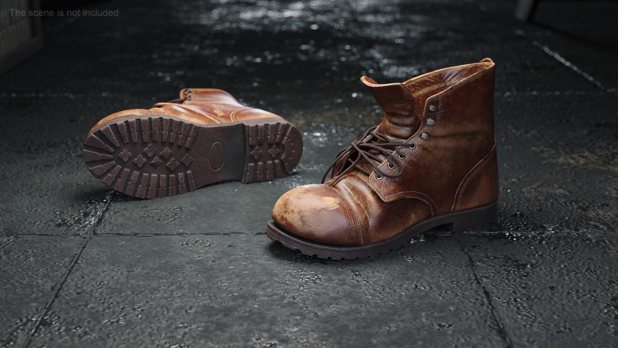 3D Man Shoes Collection 11 model