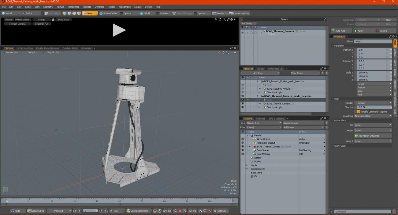 BCAS Thermal Camera 3D model