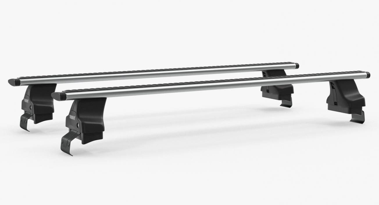 3D model Thule Wingbar Silver