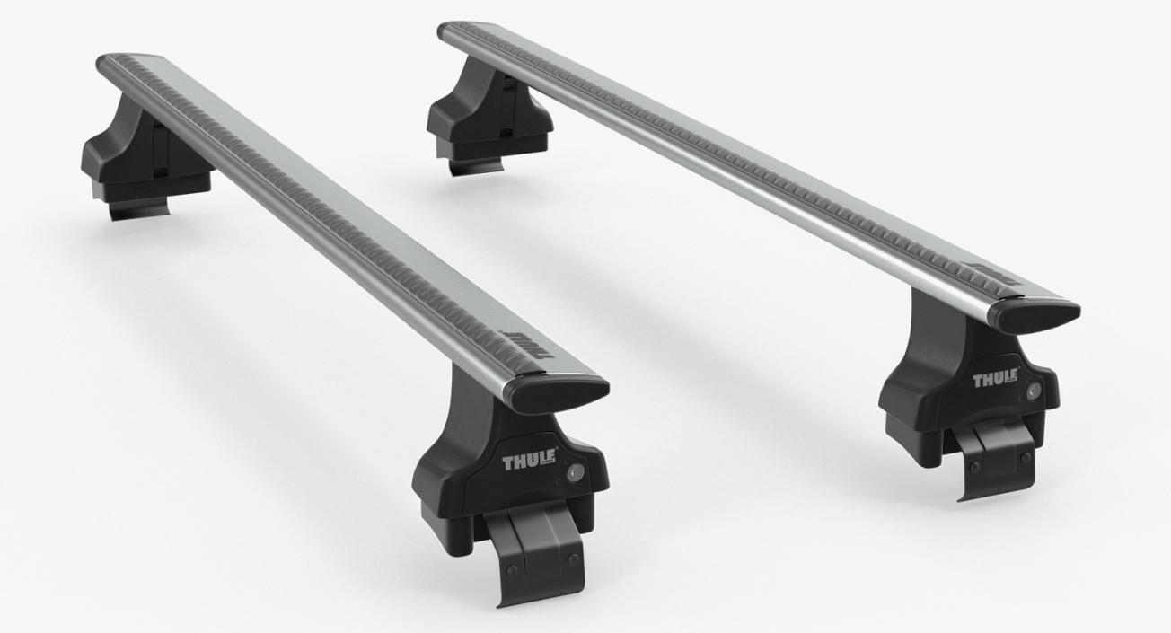 3D model Thule Wingbar Silver