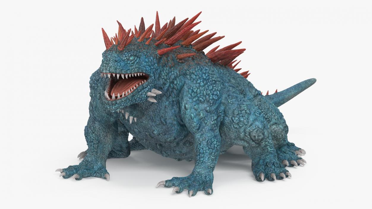 3D model Basilisk in Attack Pose 2