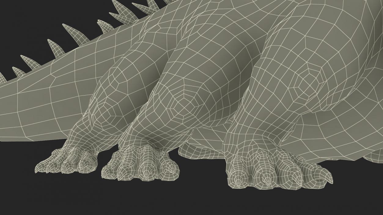 3D model Basilisk in Attack Pose 2