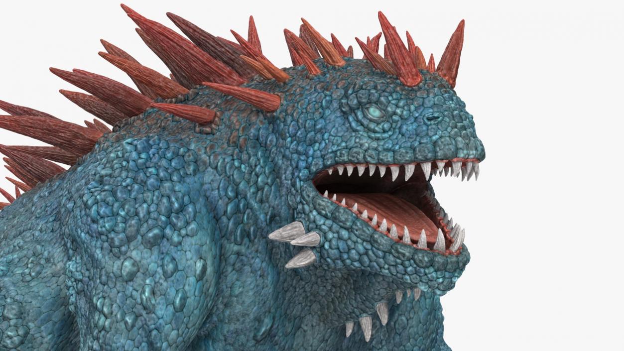 3D model Basilisk in Attack Pose 2