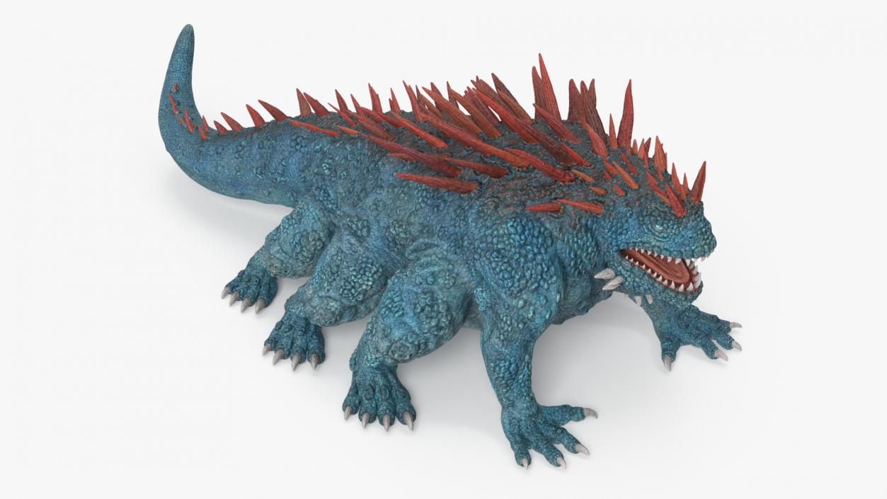 3D model Basilisk in Attack Pose 2