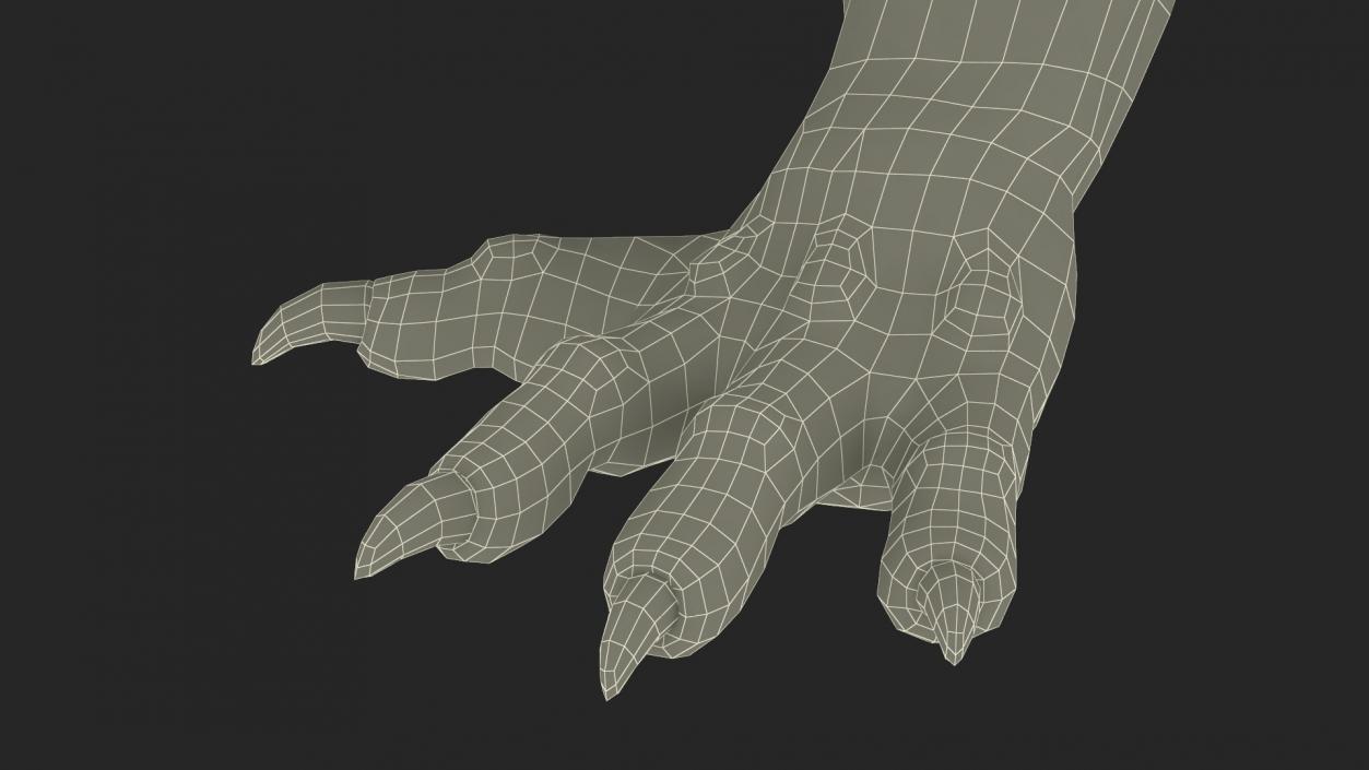 3D model Basilisk in Attack Pose 2