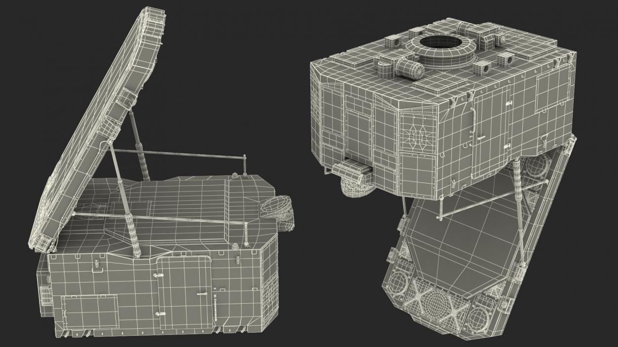 S300 Camouflage Radar Flap Lid B 3D