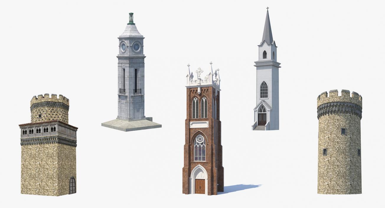 Towers Collection 3 3D model