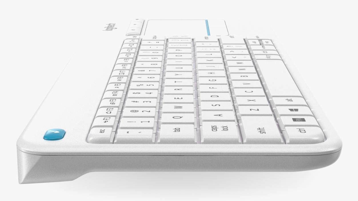 3D Logitech Keyboard K400 White model