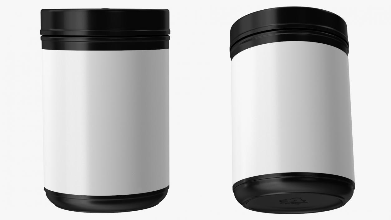 Multivitamin Blank Jar 3D