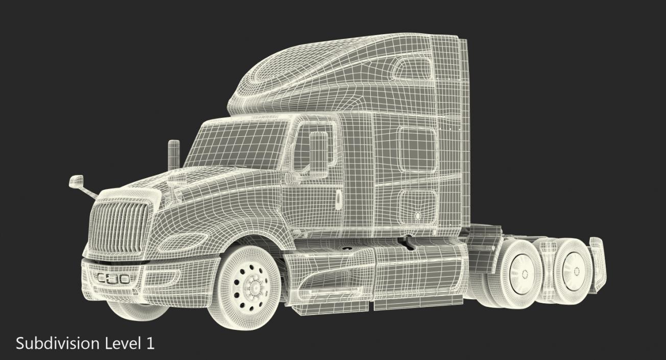 3D Heavy Duty Truck Generic Rigged