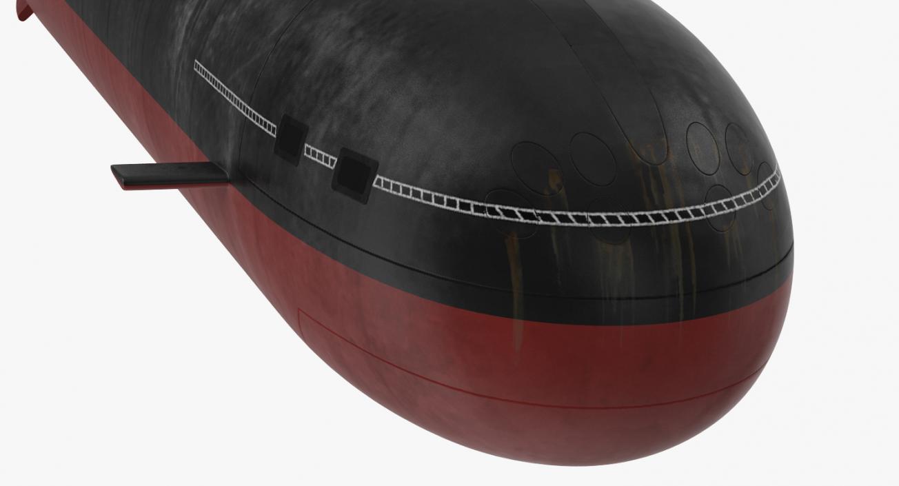 3D Russian Military Submarines Collection model