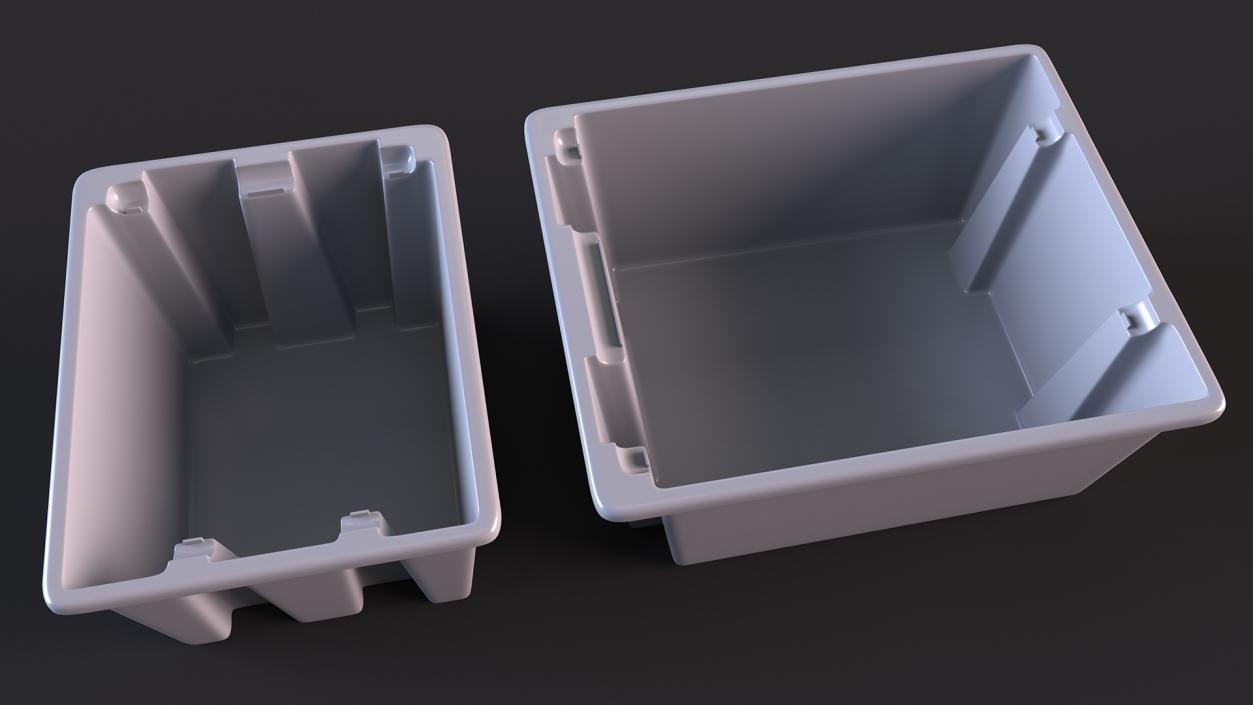 3D model Stack and Nest Totes