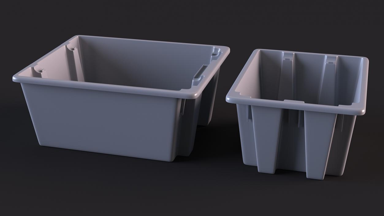 3D model Stack and Nest Totes