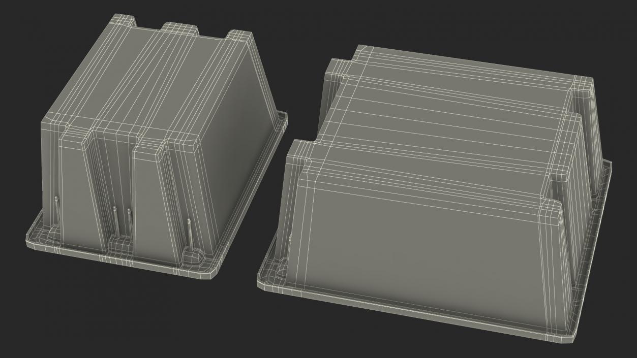 3D model Stack and Nest Totes