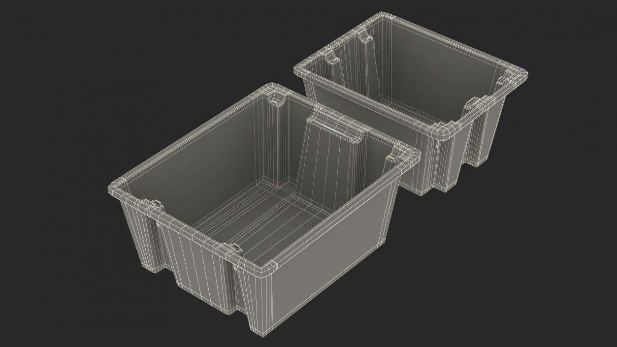 3D model Stack and Nest Totes