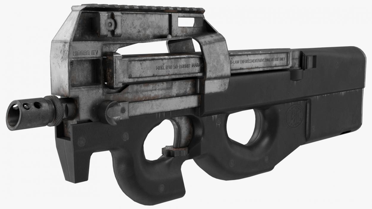 3D model P90 Game Weapon