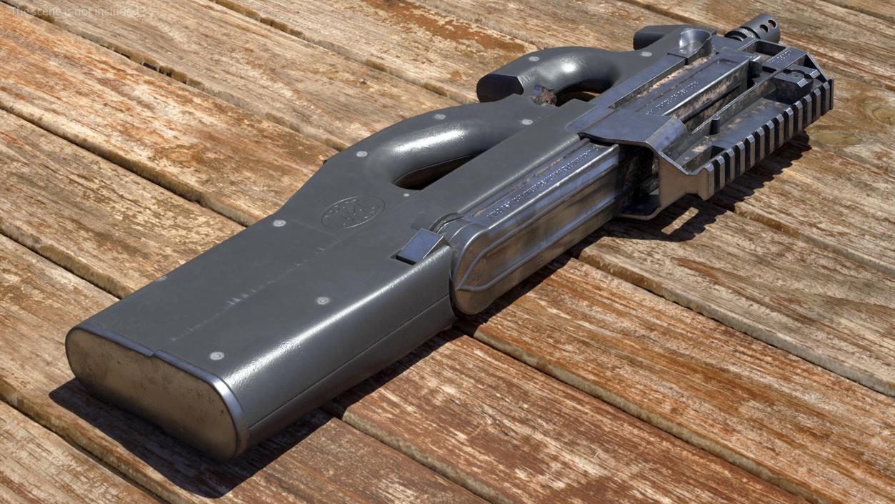 3D model P90 Game Weapon