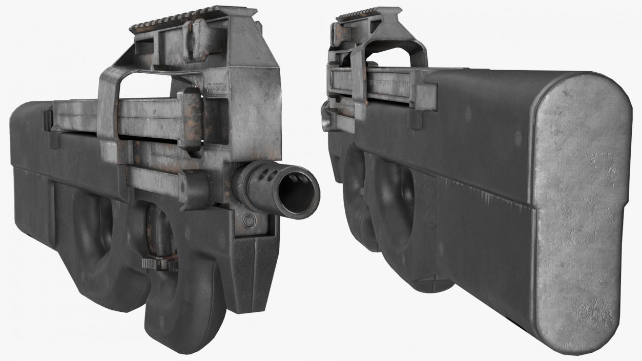 3D model P90 Game Weapon