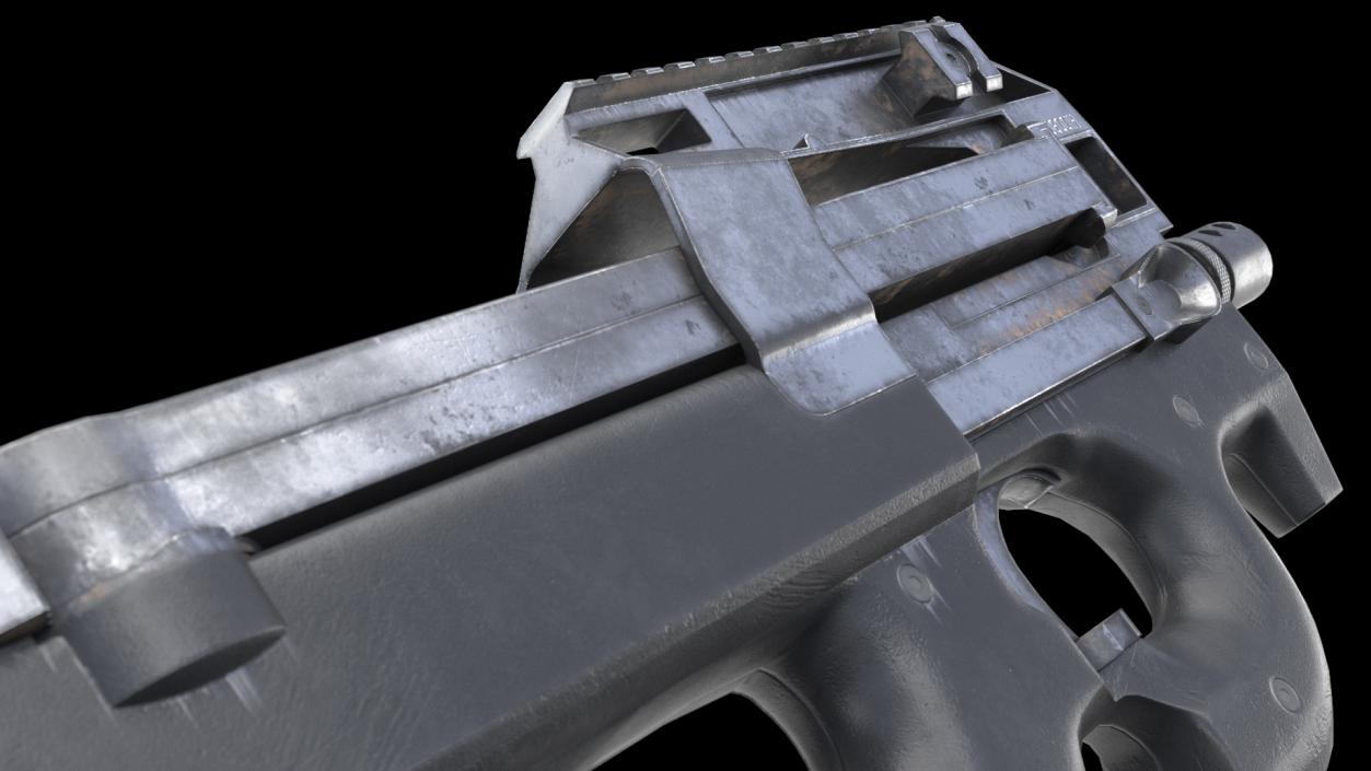 3D model P90 Game Weapon