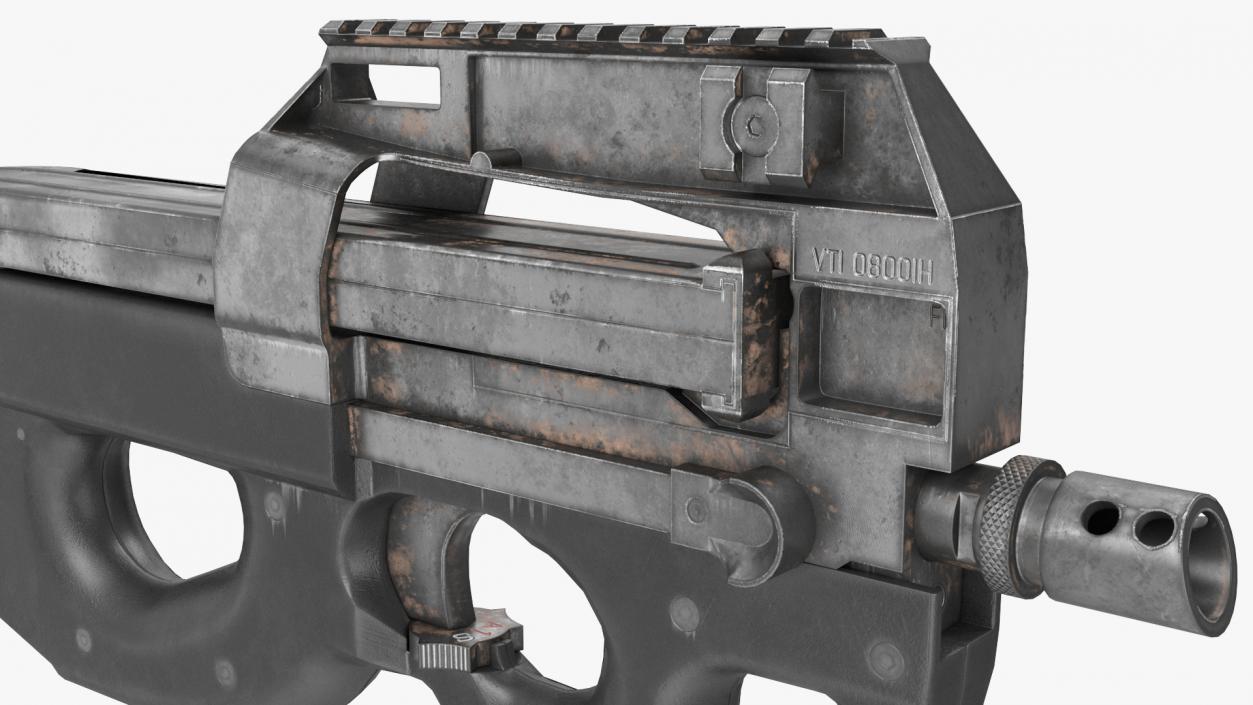 3D model P90 Game Weapon