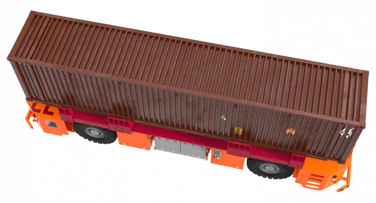 3D AGV Generic with Container