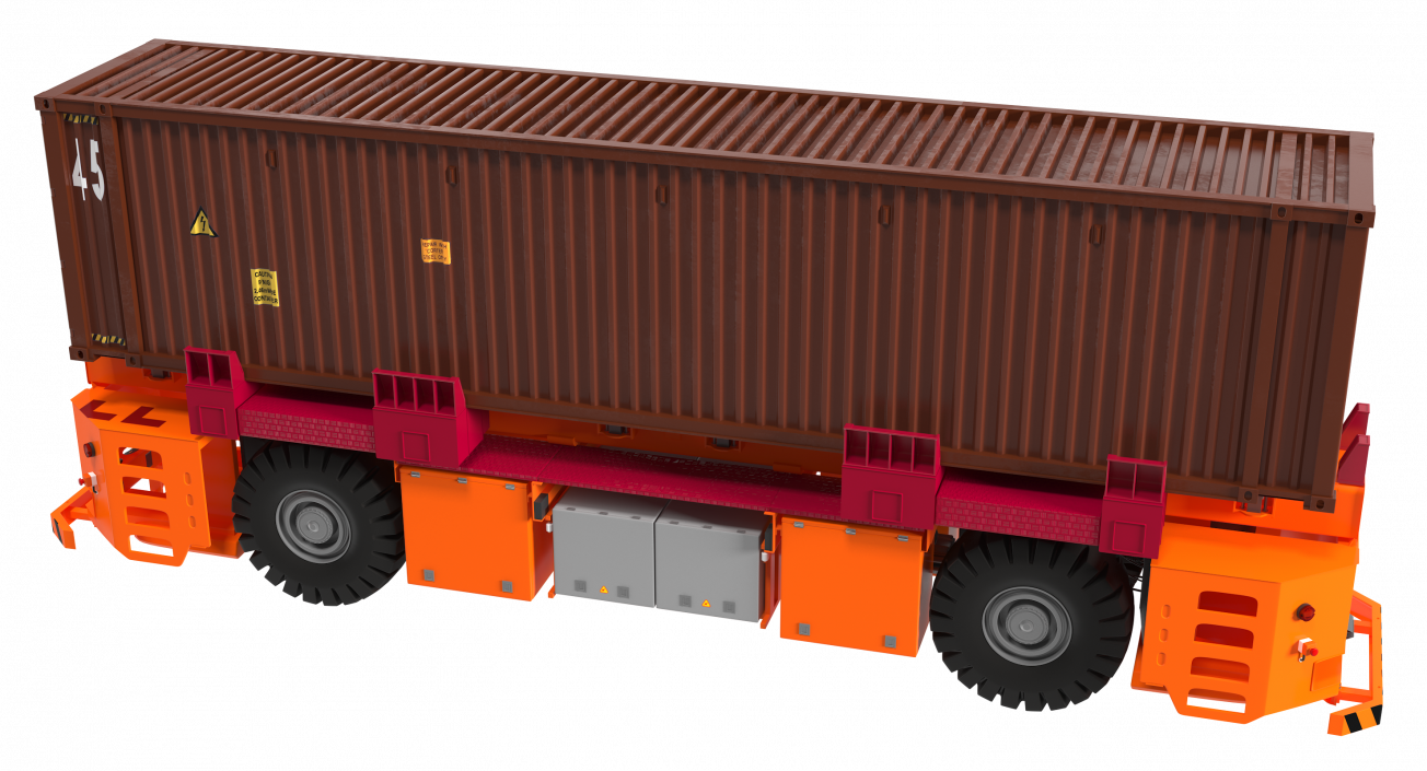 3D AGV Generic with Container