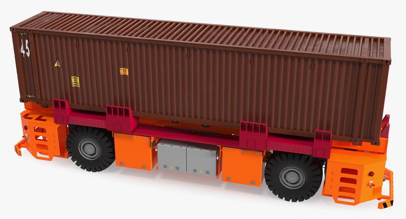 3D AGV Generic with Container