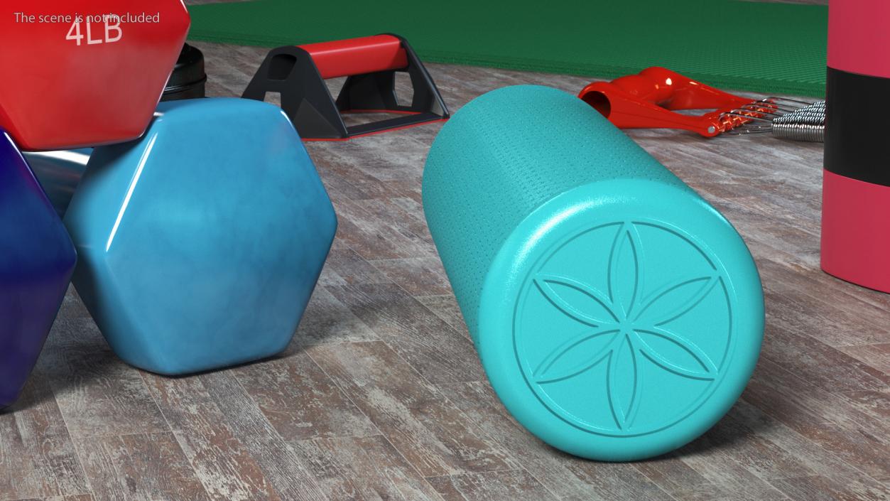 Compact Foam Roller 3D model