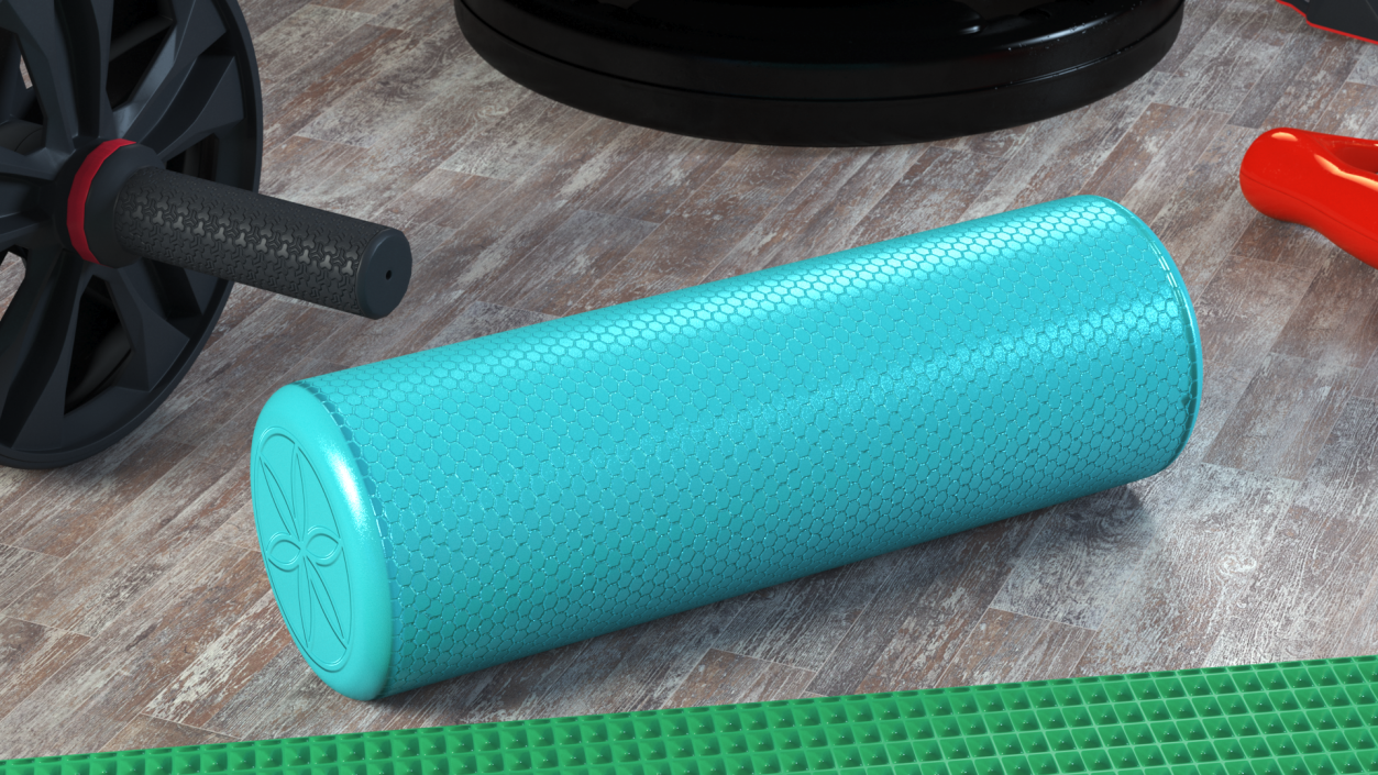 Compact Foam Roller 3D model