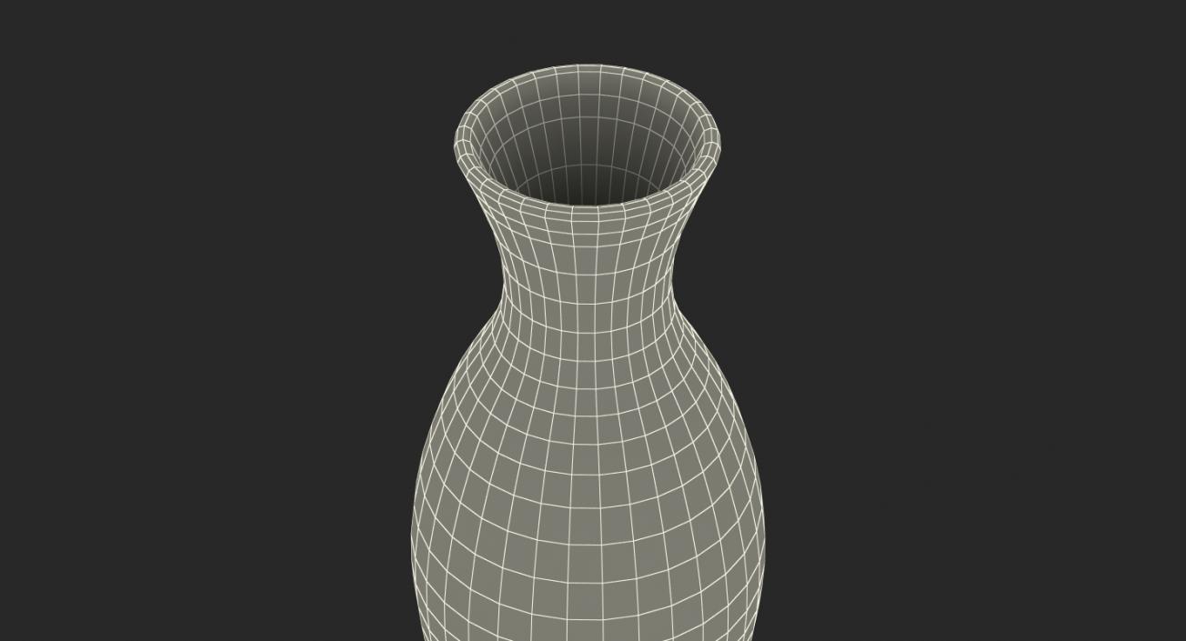 3D Japanese Vase model