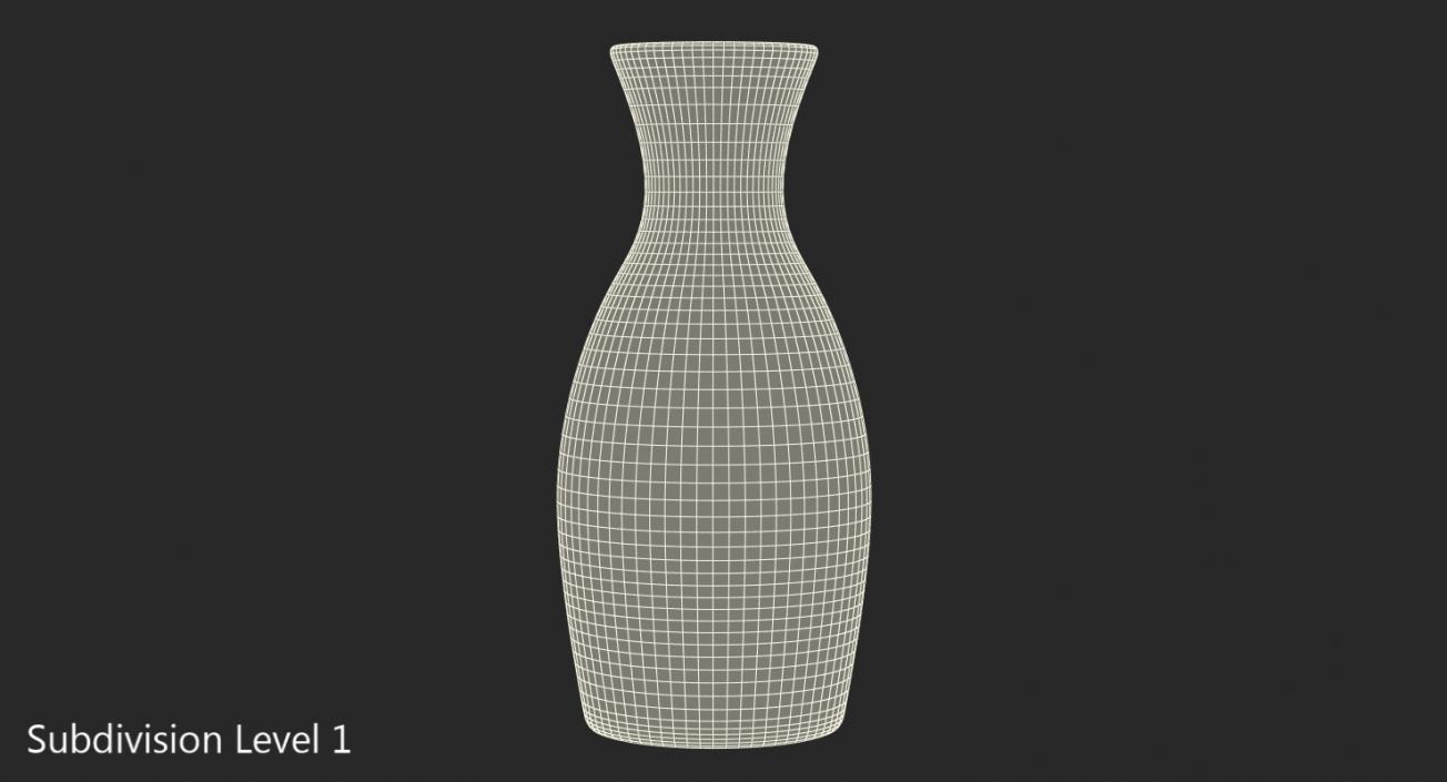 3D Japanese Vase model