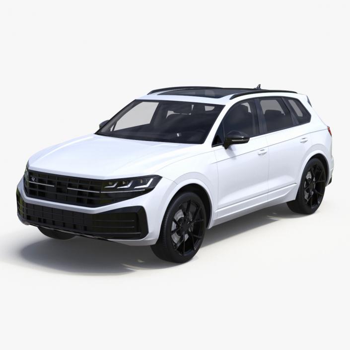 3D model Electric SUV White 2