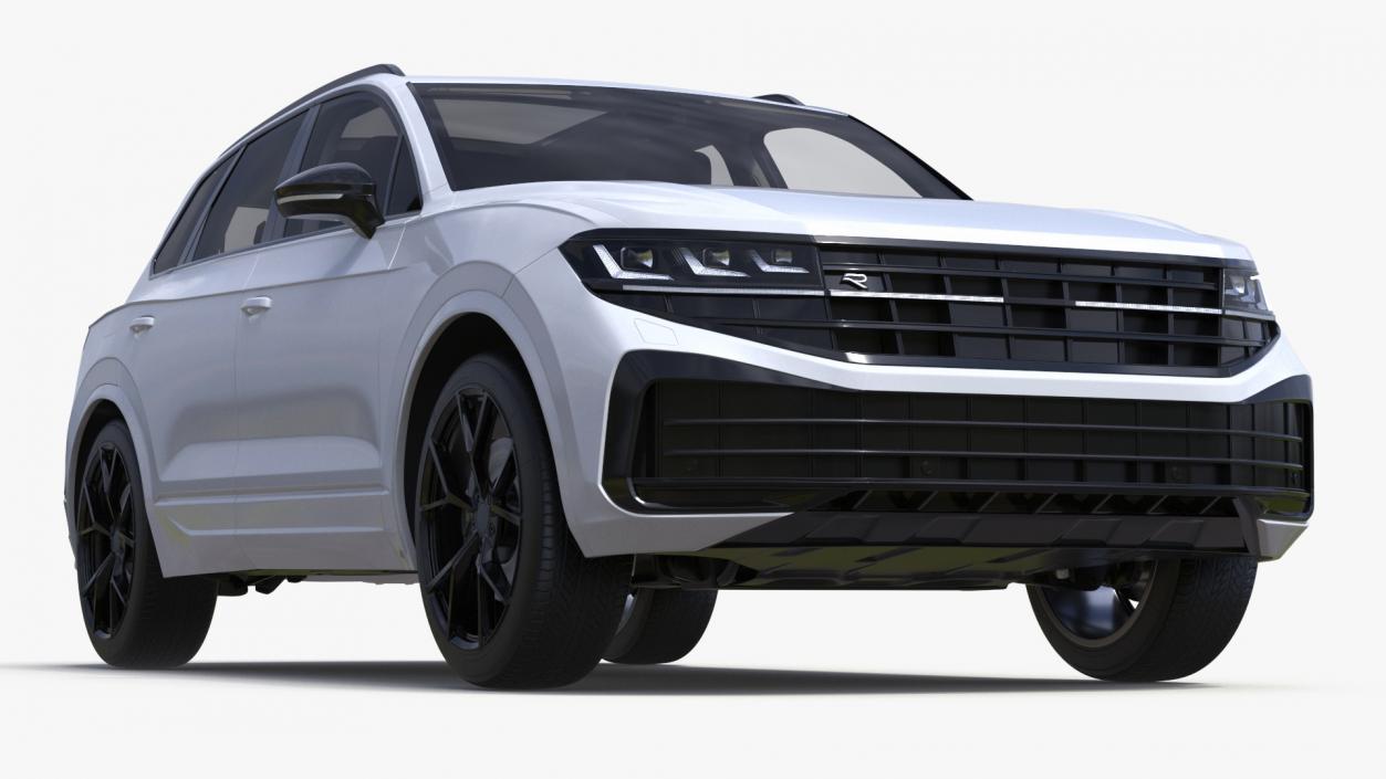 3D model Electric SUV White 2