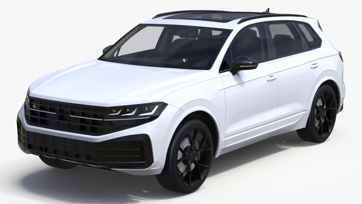 3D model Electric SUV White 2